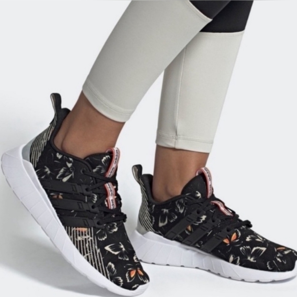 Adidas Farm Rio Questar Flow Butterfly Print Sneakers Athletic Shoes Size 9